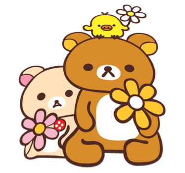 Tapis vinyle pour enfants ours en peluche avec oiseau - TenStickers