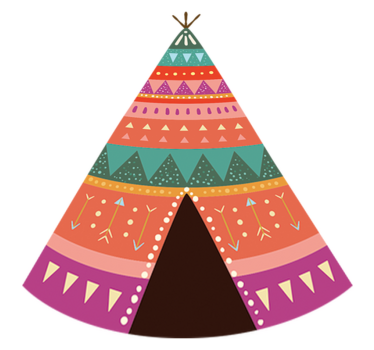Tapis vinyle pour enfants tête de lit boutique indienne - TenStickers