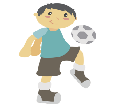 Tapis vinyle pour enfants jouer au football - TenStickers