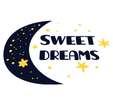 Tapis vinyle pour enfants doux rêves avec lune et étoiles - TenStickers