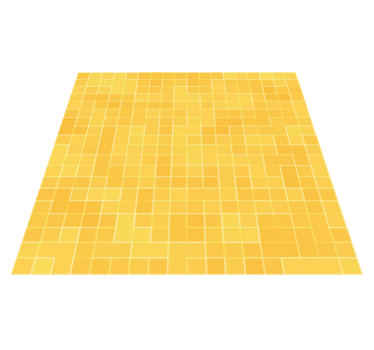 Tapis vinyle cuisine mosaïque dorée détail - TenStickers