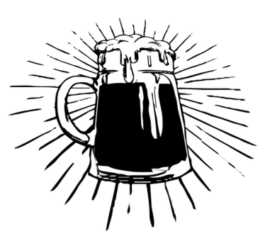Tapis vinyle cuisine lumière de bière - TenStickers