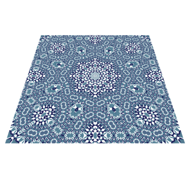 Tapis vinyle cuisine mandala mosaïque - TenStickers
