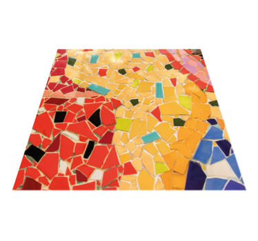 Tapis vinyle cuisine mosaïque céramique colorée - TenStickers
