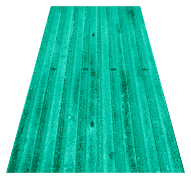 Tapis vinyle cuisine texture métallique vieillie menthe - TenStickers