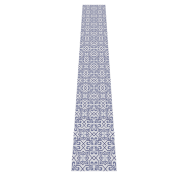 Tapis vinyle cuisine carreau portugais octogonal bleu - TenStickers