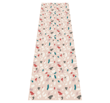 Tapis vinyle chambre motif effet terrazzo - TenStickers