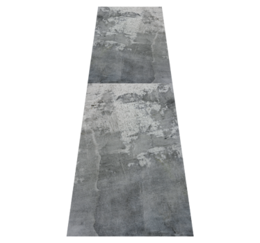 Tapis vinyle chambre motif argent brut rétro - TenStickers