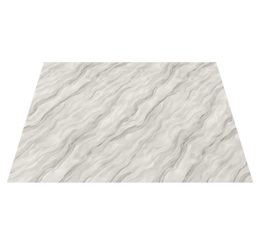 Tapis vinyle chambre design cristal gris clair - TenStickers