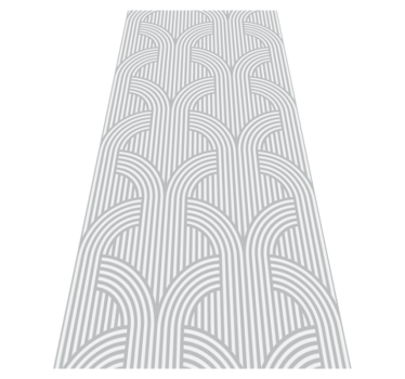 Tapis vinyle chambre gris moderne minimaliste - TenStickers