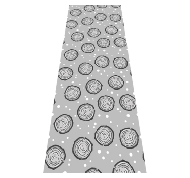 Tapis vinyle chambre style nordique alpin - TenStickers
