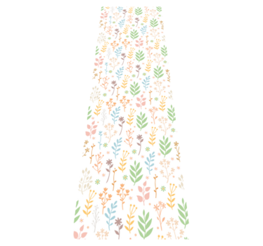 Tapis vinyle chambre symboles simples sur blanc - TenStickers