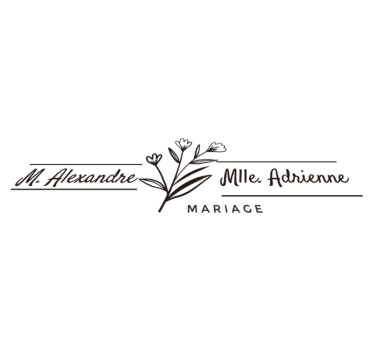 Tapis vinyle chambre décoration murale mariage - TenStickers
