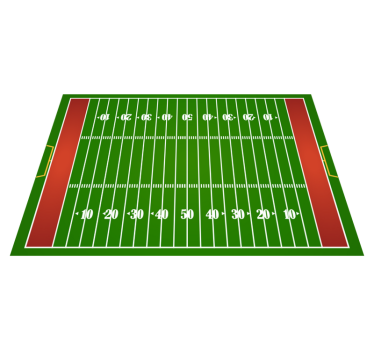 Tapis vinyle route terrain de football - TenStickers