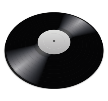Tapis vinyle vintage disque musique - TenStickers