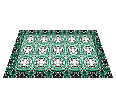 Tapis vinyle de salon belle mosaïque - TenStickers