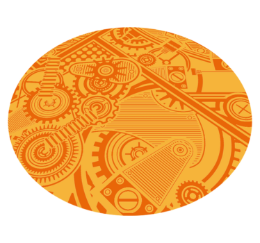 Tapis vinyle jeux engrenages mécaniques - TenStickers