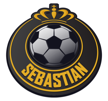 Tapis de vinyle personnalisé ballon de football personnalisé - TenStickers