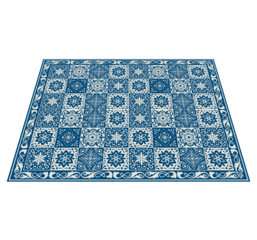 Tapis vinyle carreaux de ciment carrelage décoratif - TenStickers