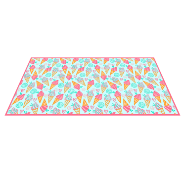 Tapis vinyle pour enfants plaisir de la glace - TenStickers