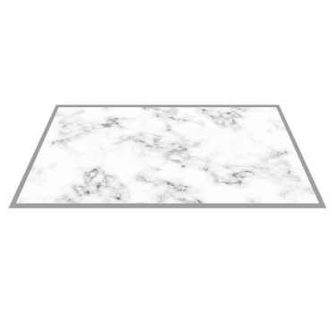 Tapis vinyle cuisine effet pierre marbre gris - TenStickers