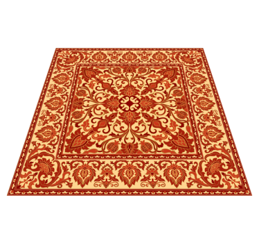 Tapis vinyle vintage inspiration baroque ornée - TenStickers