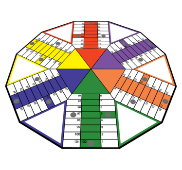 Tapis vinyle jeux plateau de jeu éducatif - TenStickers