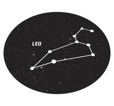 Tapis vinyle étoile astronomie des constellations - TenStickers