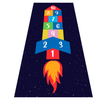 Tapis de jeu pour enfants Jeu de saut de tapis en vinyle - TenStickers