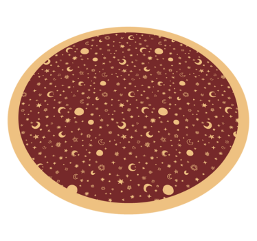 tapis vinyle enfant Étoiles pour enfants rouges lavées - TenStickers