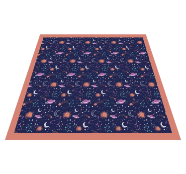 Tapis vinyle autres tapis jeu spatial cosmique - TenStickers