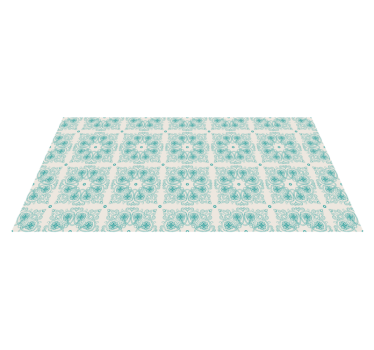 Tapis mosaique vinyle conception de mandala en mosaïque - TenStickers