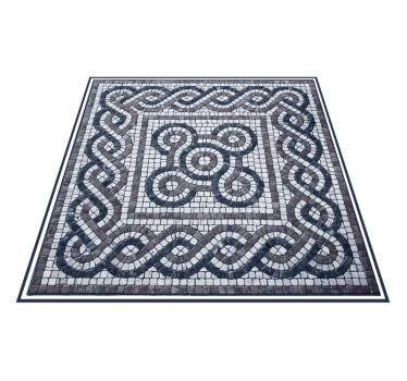 Tapis mosaique vinyle conception complexe en mosaïque - TenStickers