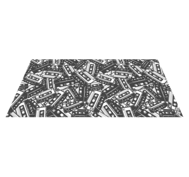 Tapis vinyle jeux enchevêtrement de cassettes - TenStickers