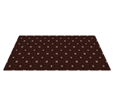 Tapis mosaique vinyle motifs circulaires en mosaïque - TenStickers