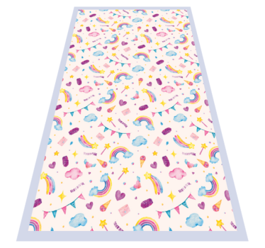 Tapis vinyle pour enfants images fantaisistes de l'enfance - TenStickers