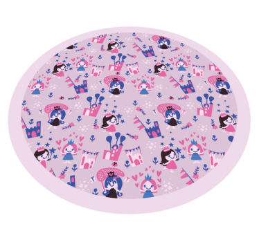 Tapis vinyle pour enfants cercle de conte de fées - TenStickers