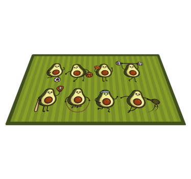 Tapis vinyle autres tapis personnages d'avocat - TenStickers