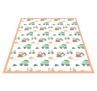 Tapis vinyle autres tapis récréation de construction - TenStickers
