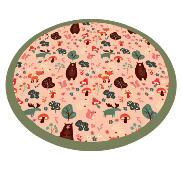 Tapis vinyle autres tapis créatures des bois - TenStickers