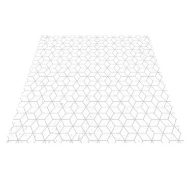 tapis salon Hexagones nordiques - TenStickers