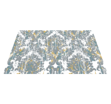 Tapis mosaique vinyle composition abstraite en mosaïque - TenStickers