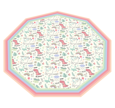 Tapis vinyle pour enfants motif alphabet ludique - TenStickers