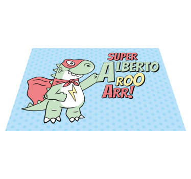 Tapis vinyle autres tapis dinosaure de super-héros - TenStickers