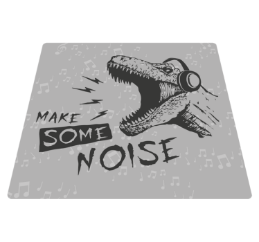 Tapis vinyle autres tapis son dynamique de dinosaure - TenStickers