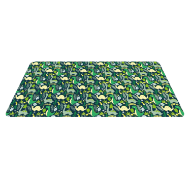 Tapis vinyle pour enfants thème du safari dans la jungle - TenStickers
