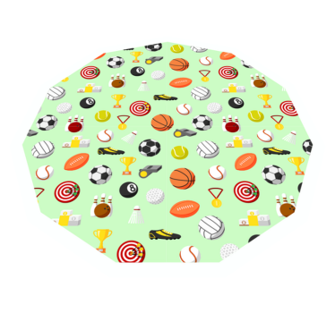 Tapis vinyle jeux thème sportif - TenStickers