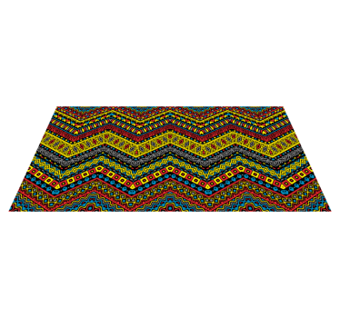 Tapis mosaique vinyle sentier en mosaïque colorée - TenStickers