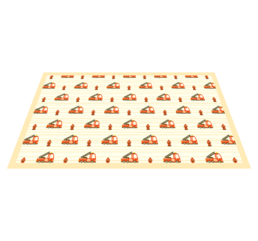 Tapis vinyle autres tapis thème ludique des transports - TenStickers