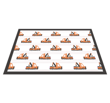 Tapis vinyle autres tapis modèle de grue jouet - TenStickers